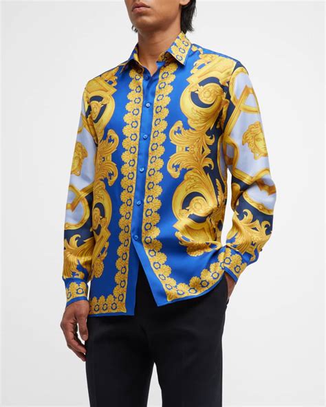 Versace shirts for men cheap